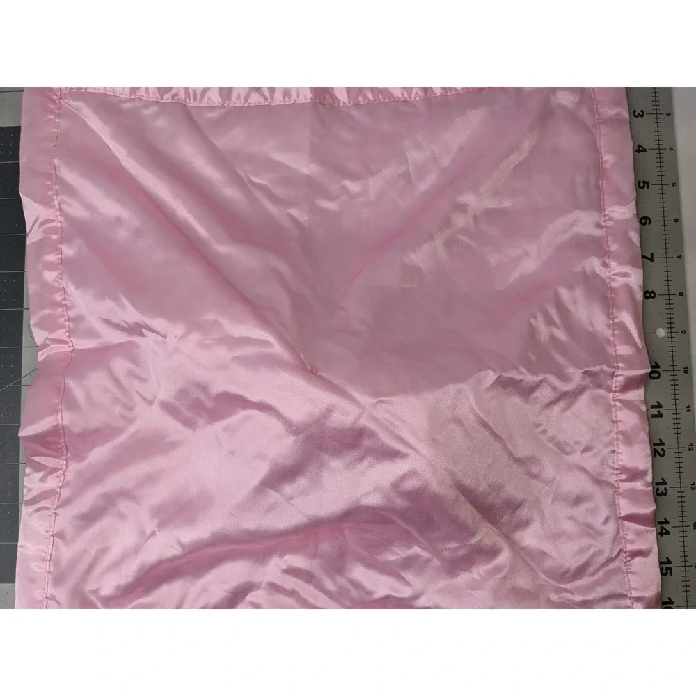 Minky‎ Dot Rabbit Lovey Pink Bunny Security Blanket Stuffed Animal Toy